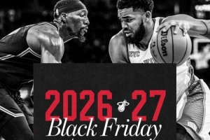 迎战尼克斯！热火官方：黑色星期五血拼之后来一场NBA杯赛事吧